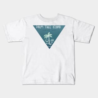 Palm Tree Island Wrightsville Beach Kids T-Shirt